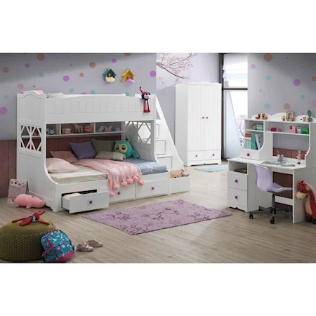 Twin Over Full Bunk Bed Bedroom Group